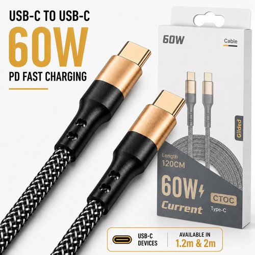 Usb cable pd 60w - c,