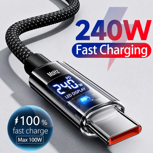 240w usb type fast charging - fast,