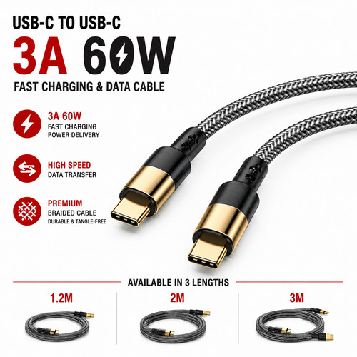 Type cable pd 60w - to,