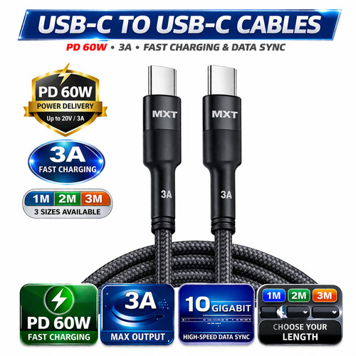 Usb cable - usb-c, braided